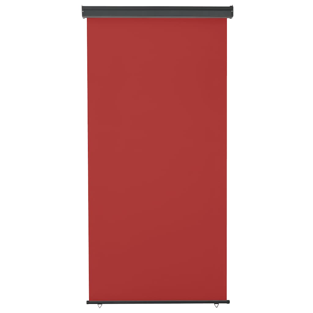Balkon-Seitenmarkise 125x250 cm Rot