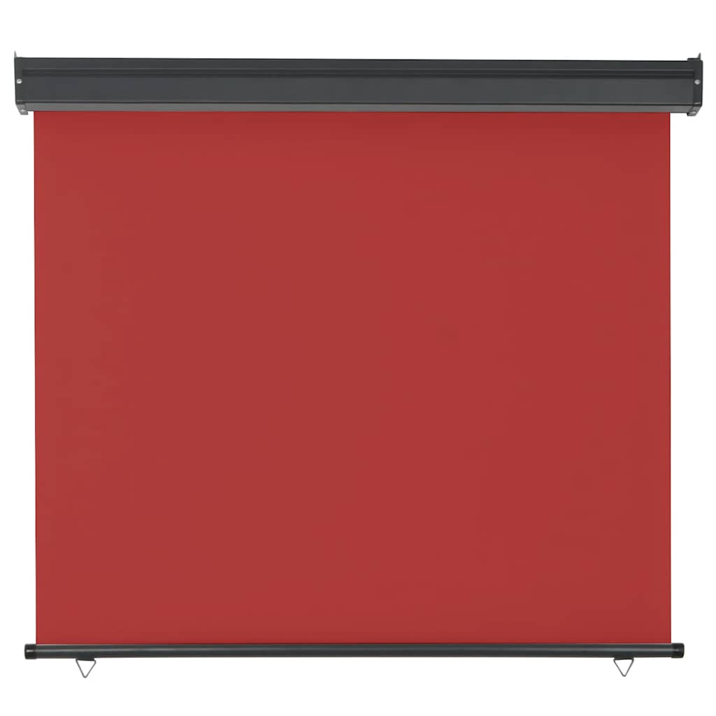 Balkon-Seitenmarkise 125x250 cm Rot
