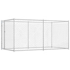 Outdoor-Hundezwinger 382x192x185 cm