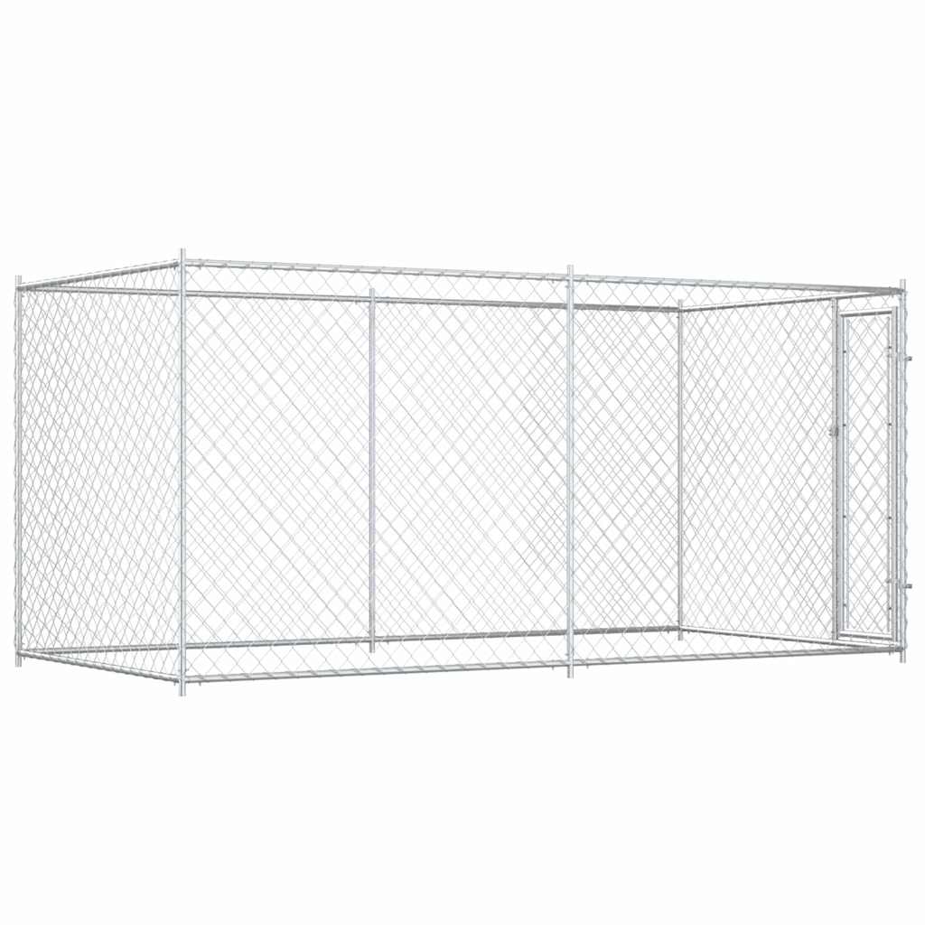 Outdoor-Hundezwinger 382x192x185 cm