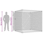 Outdoor-Hundezwinger 193x193x185 cm