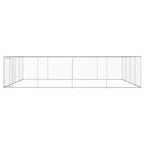 Outdoor-Hundezwinger Verzinkter Stahl 760x760x185 cm