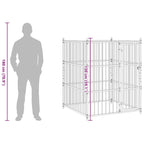 Outdoor-Hundezwinger 120x120x150 cm