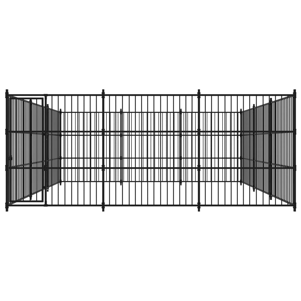 Outdoor-Hundezwinger 450×450×185 cm