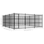 Outdoor-Hundezwinger 450×450×185 cm