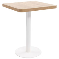 Bistrotisch Hellbraun 60x60 cm MDF