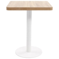 Bistrotisch Hellbraun 60x60 cm MDF