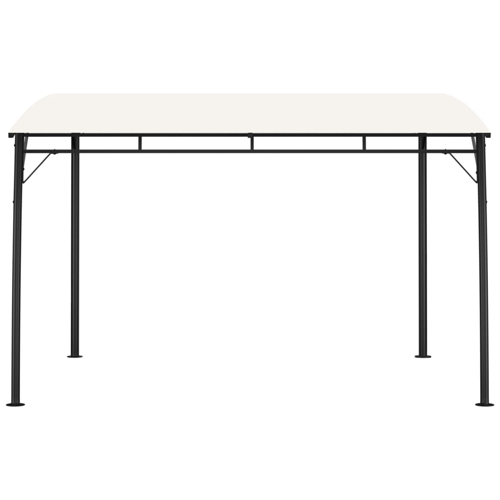 Garten-Sonnenschutz 3x3x2,55 m Cremeweiß