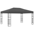 Pavillon 3×4 m Anthrazit Stoff