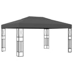 Pavillon 3×4 m Anthrazit Stoff