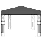 Pavillon 3×4 m Anthrazit Stoff