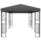 Pavillon 3x6 m Anthrazit Stoff
