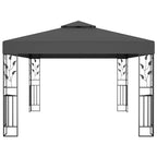 Pavillon mit Doppeldach 3x4 m Anthrazit