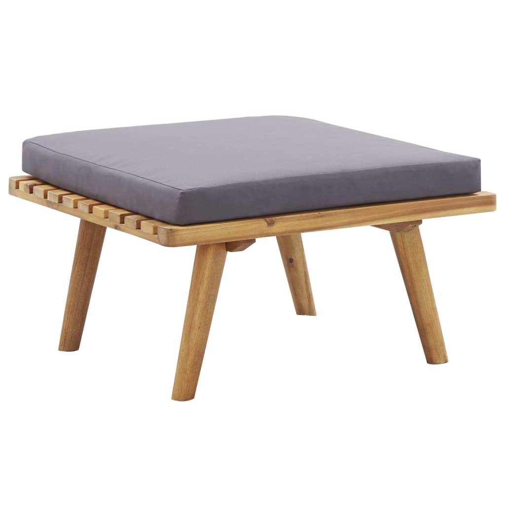 5-tlg. Garten-Lounge-Set Massivholz Akazie