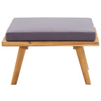 5-tlg. Garten-Lounge-Set Massivholz Akazie
