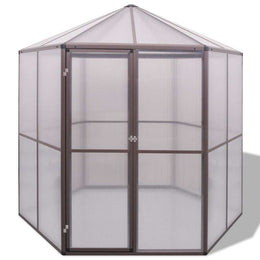 vidaXL Gewächshaus Aluminium 240×211×232 cm