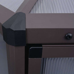 vidaXL Gewächshaus Aluminium 240×211×232 cm