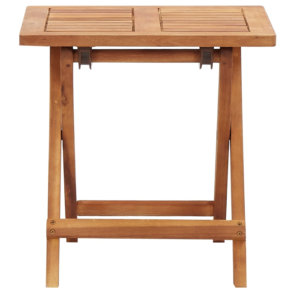 Garten-Couchtisch Klappbar 40x40x40 cm Massivholz Akazie