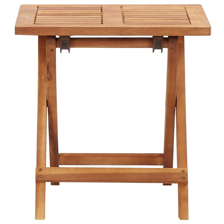 Garten-Couchtisch Klappbar 40x40x40 cm Massivholz Akazie