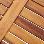 Garten-Couchtisch Klappbar 40x40x40 cm Massivholz Akazie