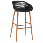 Barhocker 2 Stk. Schwarz