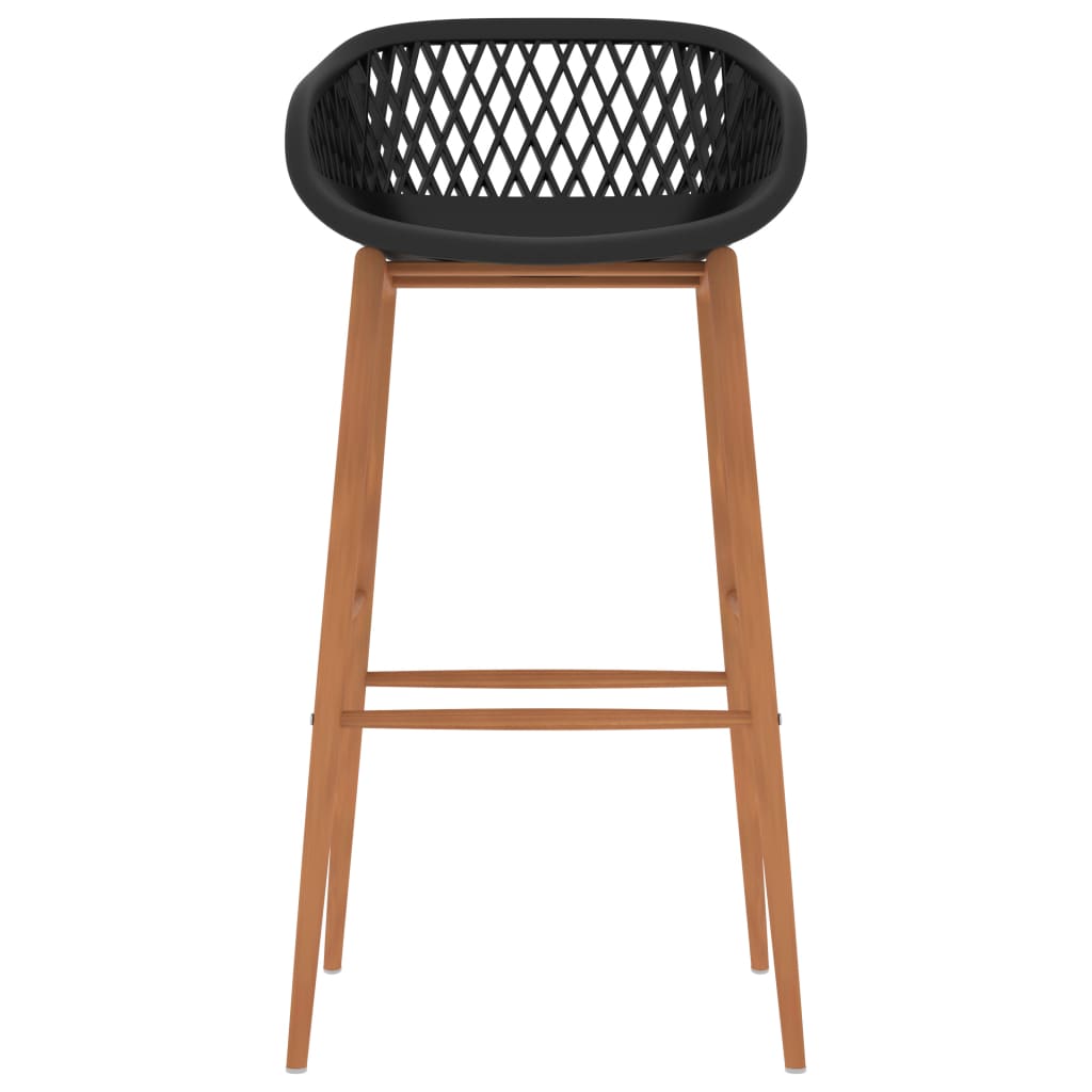 Barhocker 2 Stk. Schwarz