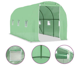 vidaXL Gewächshaus 9 m² 4,5x2x2 m