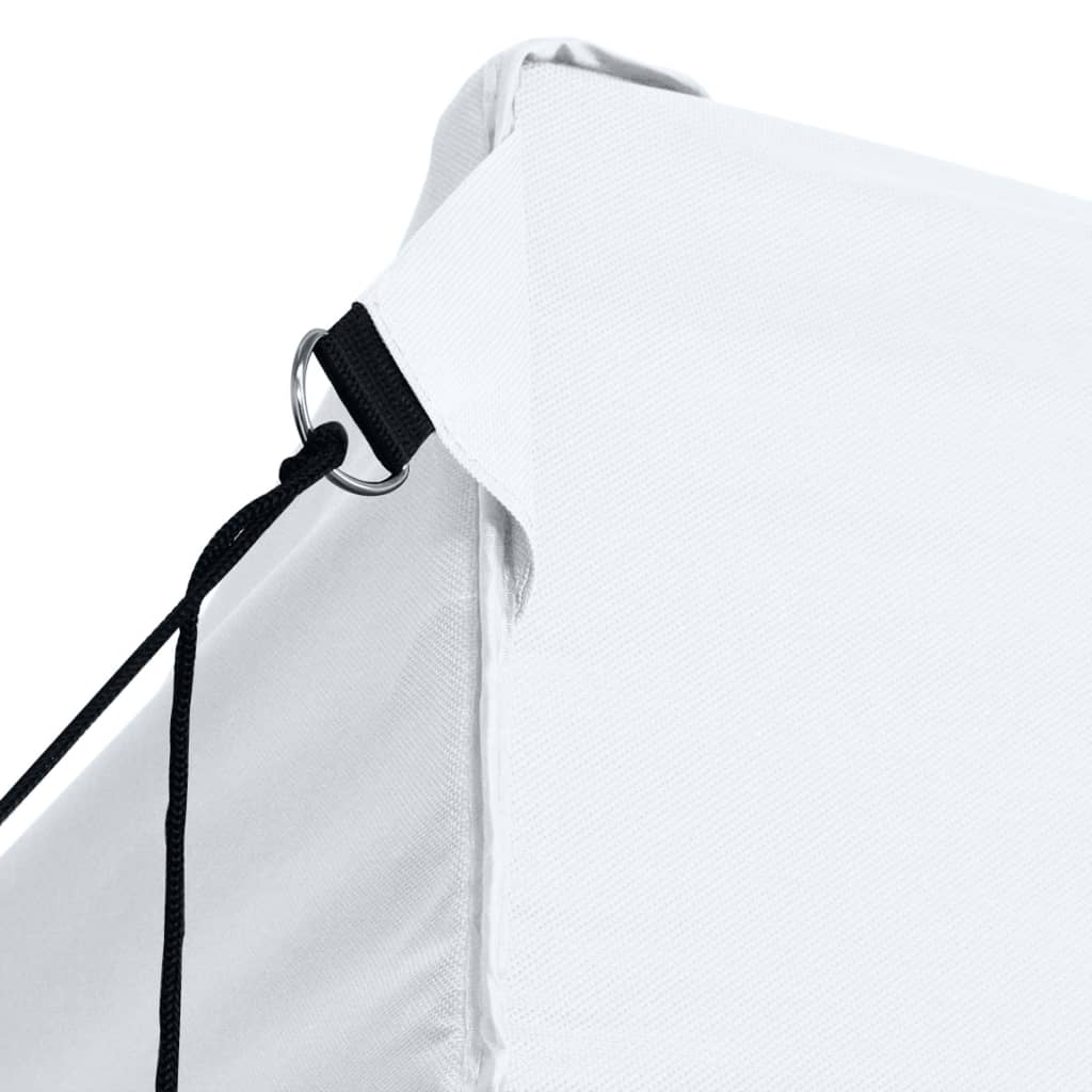 Partyzelt Faltbar mit 3 Seitenteilen 291x413x315 cm Weiß
