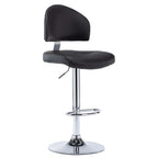 Barhocker 2 Stk. Schwarz Kunstleder