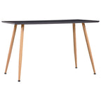 Esstisch Grau und Eichefarben 120×60×74 cm MDF