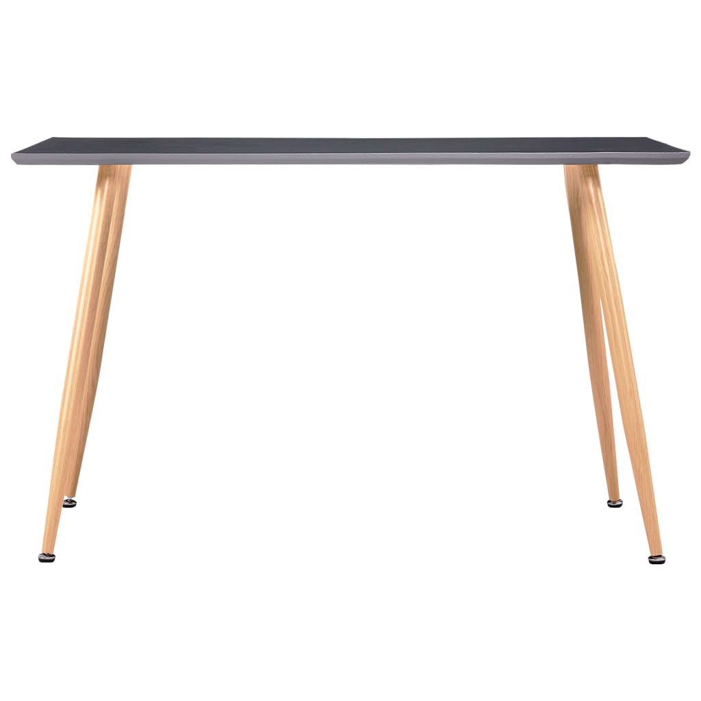 Esstisch Grau und Eichefarben 120×60×74 cm MDF