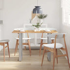 Esstisch 118 x 58 x 76 cm Akazie-Massivholz
