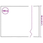 Fensterfolie Matt Streifen-Design 0,9x100 m PVC