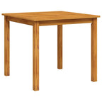 Gartentisch 85x85x74 cm Massivholz Akazie