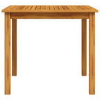 Gartentisch 85x85x74 cm Massivholz Akazie