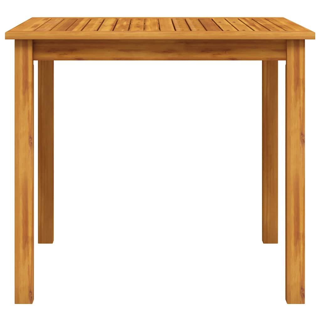 Gartentisch 85x85x74 cm Massivholz Akazie