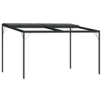 Pavillon mit Dach Anthrazit 4x3x2,5 m Aluminium und Stahl