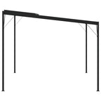 Pavillon mit Dach Anthrazit 4x3x2,5 m Aluminium und Stahl