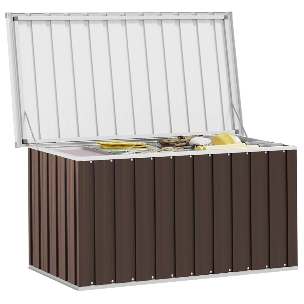 Garten-Aufbewahrungsbox Braun 129 x 67 x 65 cm