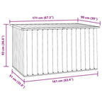 Gartenbox Grau 171x99x93 cm