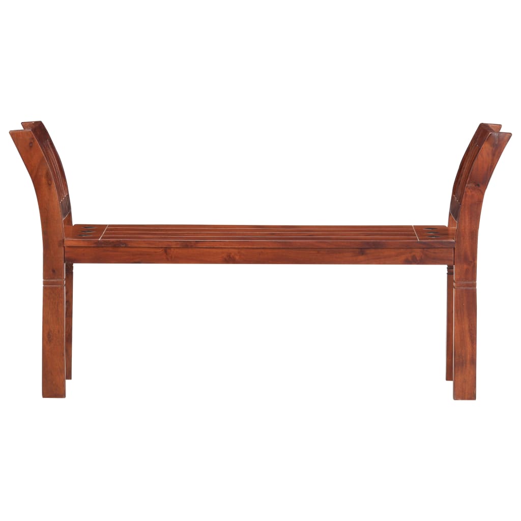 Sitzbank 111 cm Massivholz Akazie