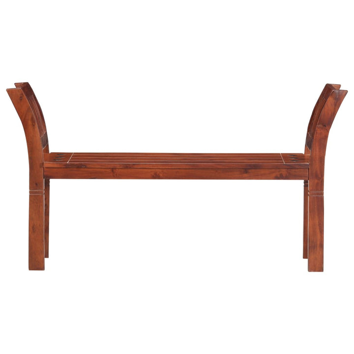 Sitzbank 111 cm Massivholz Akazie