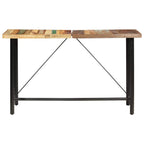Bartisch 180 x 70 x 107 cm Recyceltes Massivholz