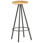 Barhocker 2 Stk. Raues Mangoholz