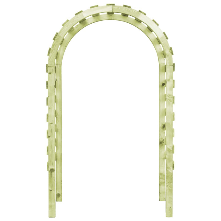 Gartenpergola 130×60×230 cm Kiefernholz Imprägniert