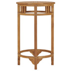 Bartisch Ø 60 cm Massivholz Teak