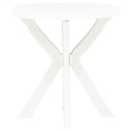 Bistrotisch Weiß Ø70 cm Kunststoff