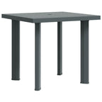 Gartentisch Grün 80x75x72 cm Kunststoff