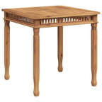 Garten-Esstisch 80x80x80 cm Massivholz Teak