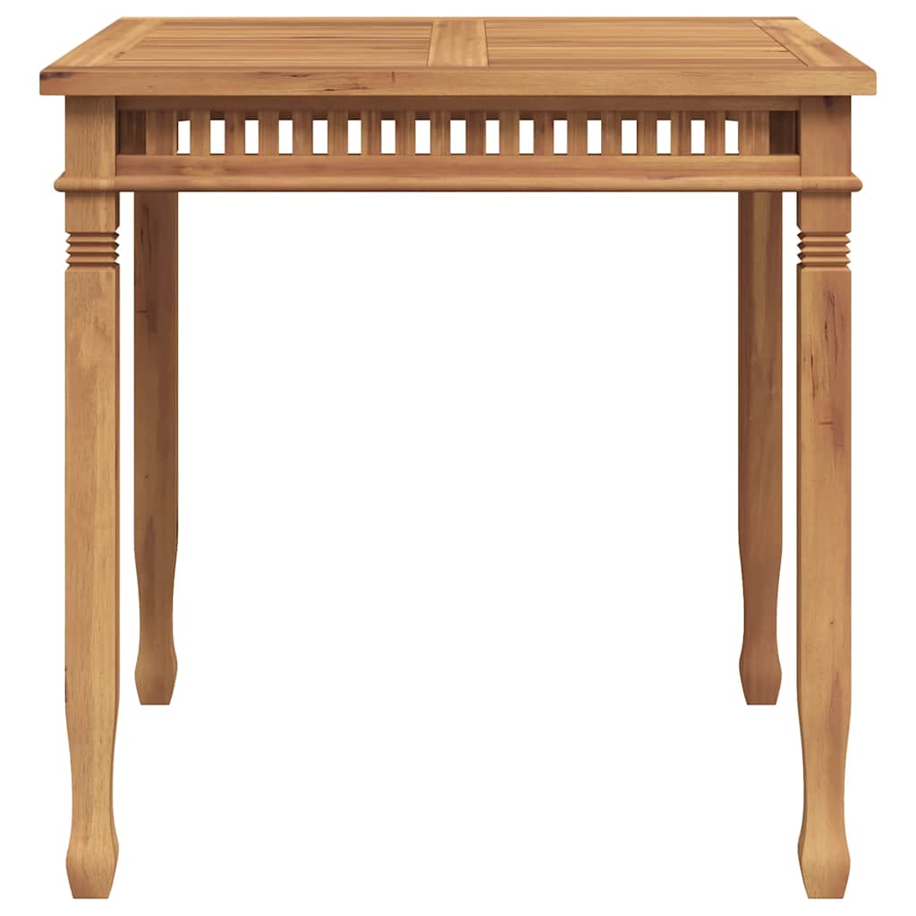 Garten-Esstisch 80x80x80 cm Massivholz Teak